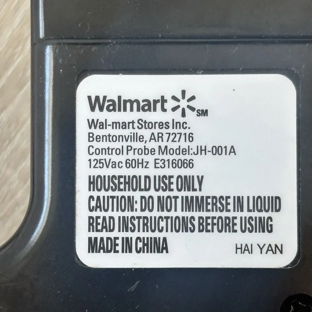 Walmart Electric Skillet Griddle Temp Control Cord Probe JH-001A Replacement